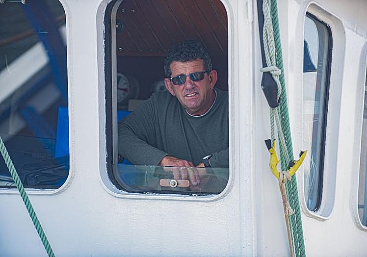 José Luis Guadalupe en el Cima de Oro en Arrecife.