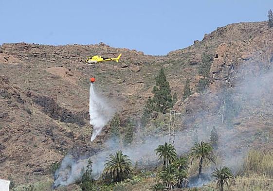 Conato de incendio en Fataga