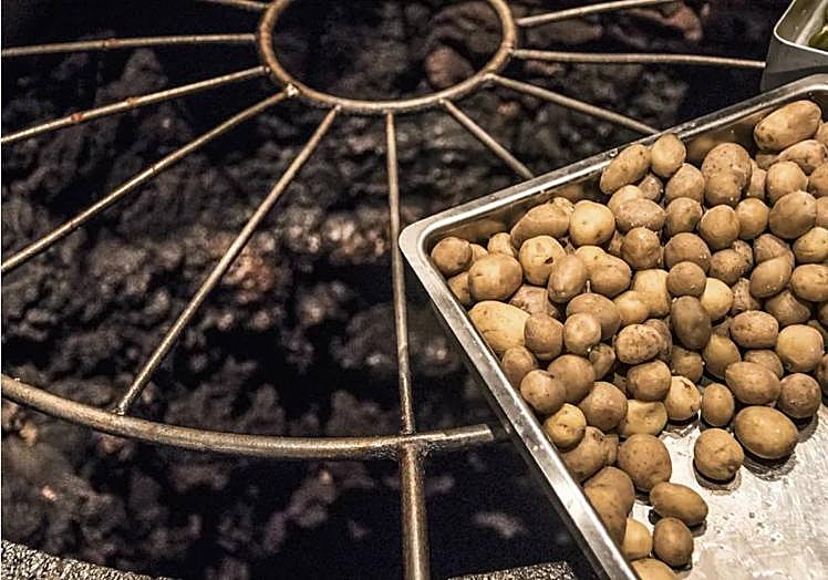 Horno volcánico en El Diablo.