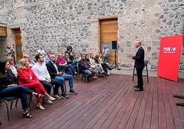 Augusto Hidalgo presentó este jueves su proyecto para el Cabildo de Gran Canaria.