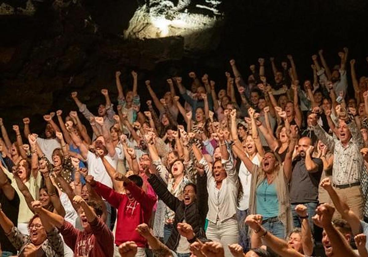 Actividad cultural reciente en Los Jameos del Agua.