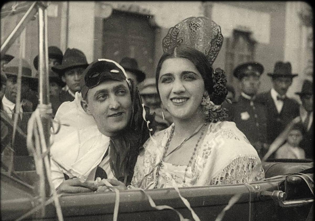 Uno de los fotogramas recuperados para el filme.