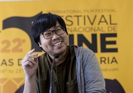 Jow Zhi Wei, este jueves, en la capital grancanaria.