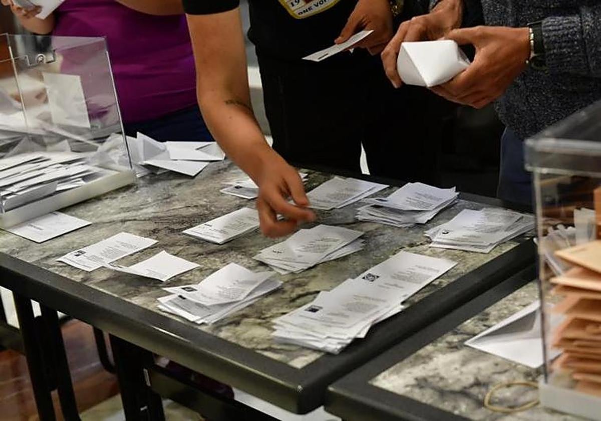 Papeletas en elecciones pasadas.