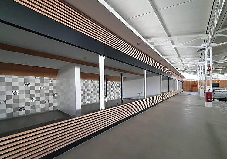 Zona rehabilitada de la planta alta.