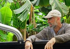 Mingo Ruano, en una secuencia del 'spot' del FIC Gáldar.