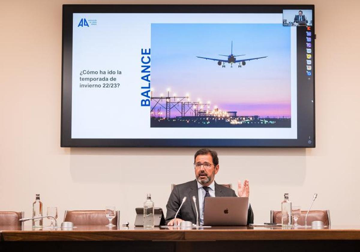 El presidente de ALA, Javier Gándara, expuso las perspectivas del sector para el próximo verano.