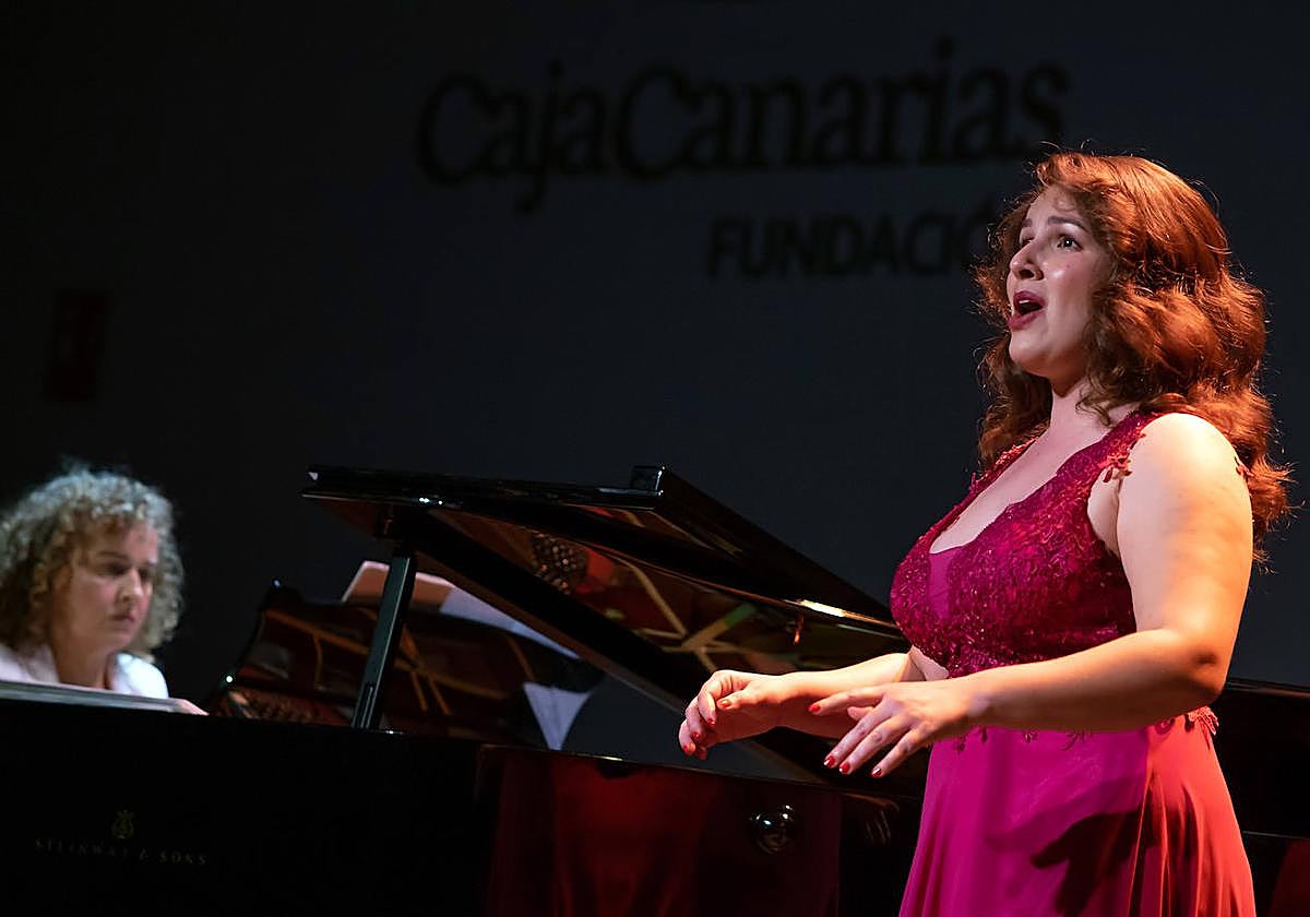 Natividad Barroso, durante la final.