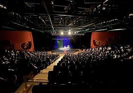 Imagen de una función compartida por la compañía de teatro viguesa 'A Panadaría'.