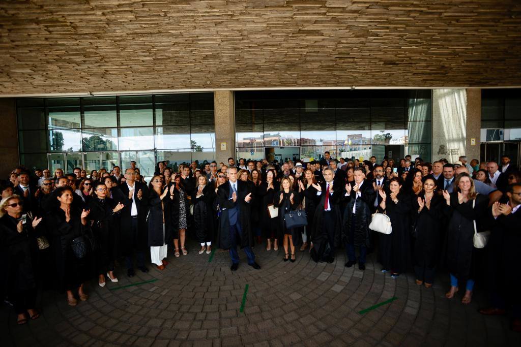 Los abogados de la capital grancanaria toman las calles para reclamar mejoras