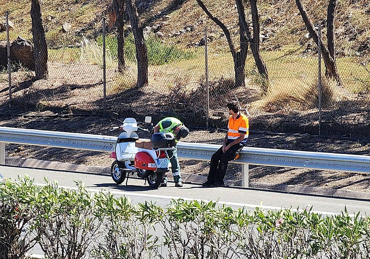 Imagen del accidente.