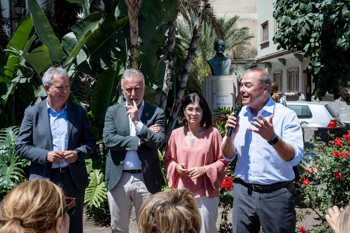 Ángel Víctor Torres asiste a la celebración del 144 aniversario del PSOE