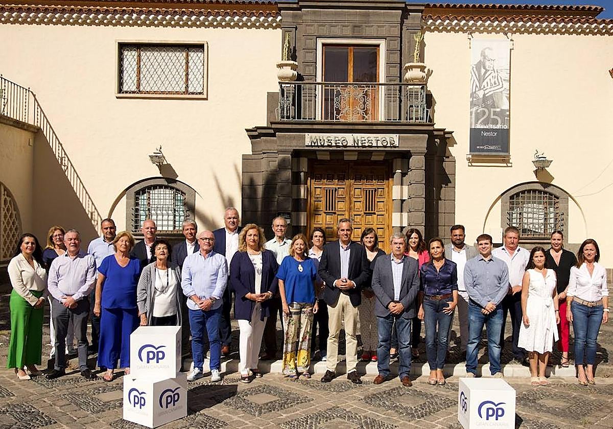 Candidatura del Partido Popular al Cabildo de Gran Canaria en los comicios del 28M.