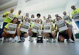 El Hidramar Olímpico de vóley visita CANARIAS7 con su título de campeonas