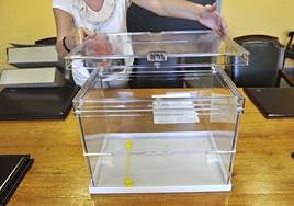 Imagen de archivo de una urna.