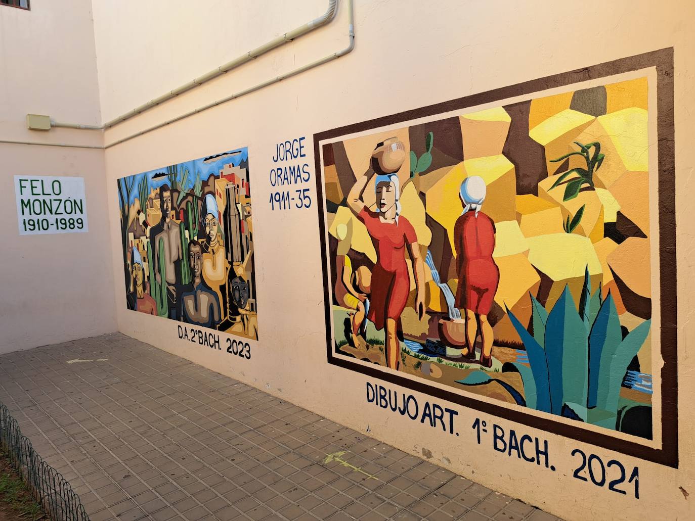 El IES Joaquín Artiles, un museo del mejor arte canario del siglo XX