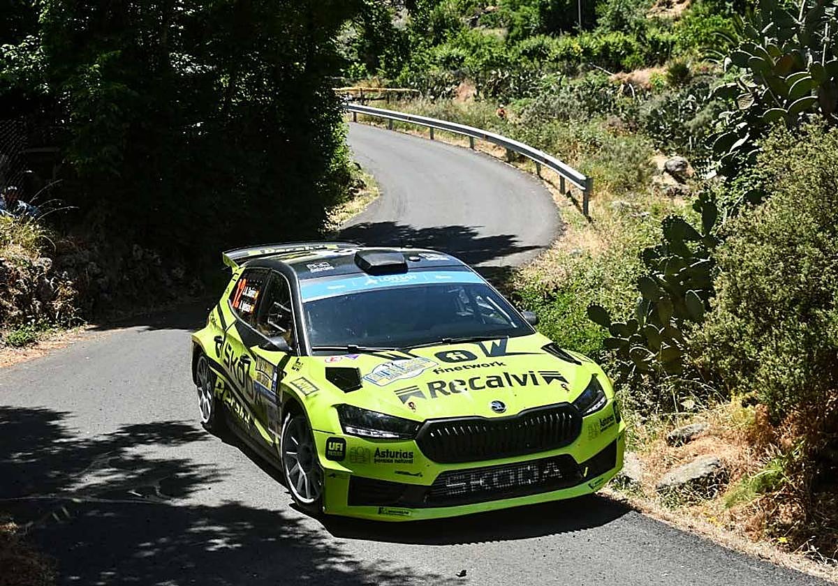 Cohete Suárez en acción, en el trazado celebrado este jueves,