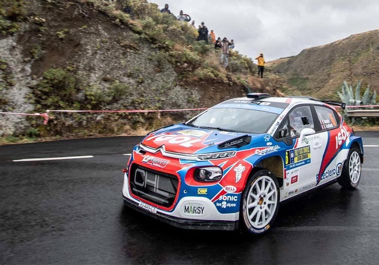 Francia marca la diferencia en el Rally Islas Canarias
