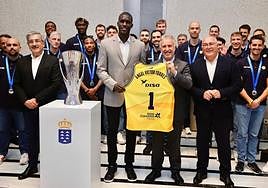 El CB Gran Canaria visitó el Gobierno de Canarias