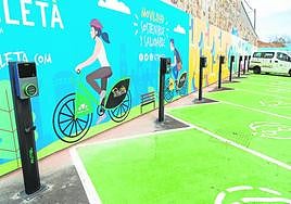 Imagen de los nuevos puntos de recarga del Rincón.