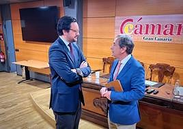 Sergio Ramos presenta a la Cámara de Comercio su Plan para Reactivar la Economía de Telde