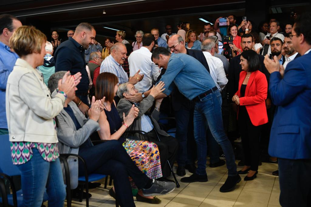 La intervención de Pedro Sánchez en el Alfredo Kraus, en imágenes