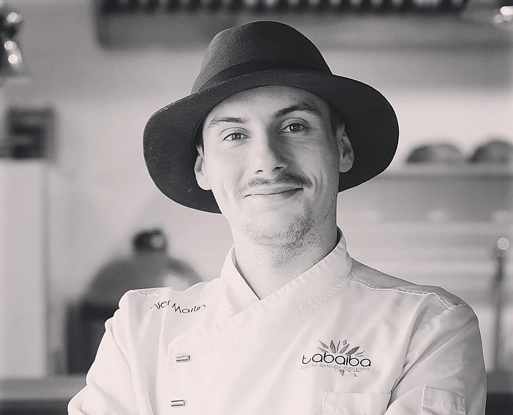 Aser Martín, en la imagen que compartió con sus seguidores.