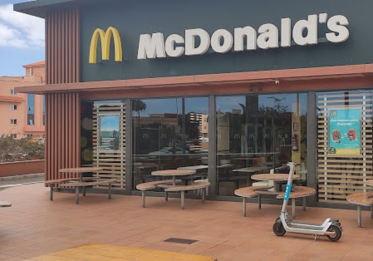A Big Mac at the McDonald’s in Puerto del Rosario