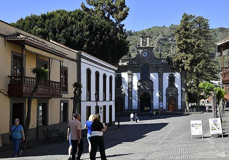 Imagen del casco histórico de Teror.