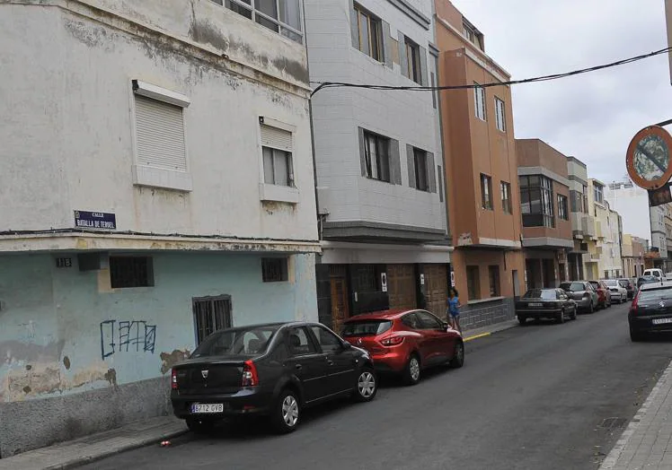 Imagen principal - La calle Batalla de Teruel, el Grupo de viviendas Ramón Suárez Franchy y la calle Alemania.