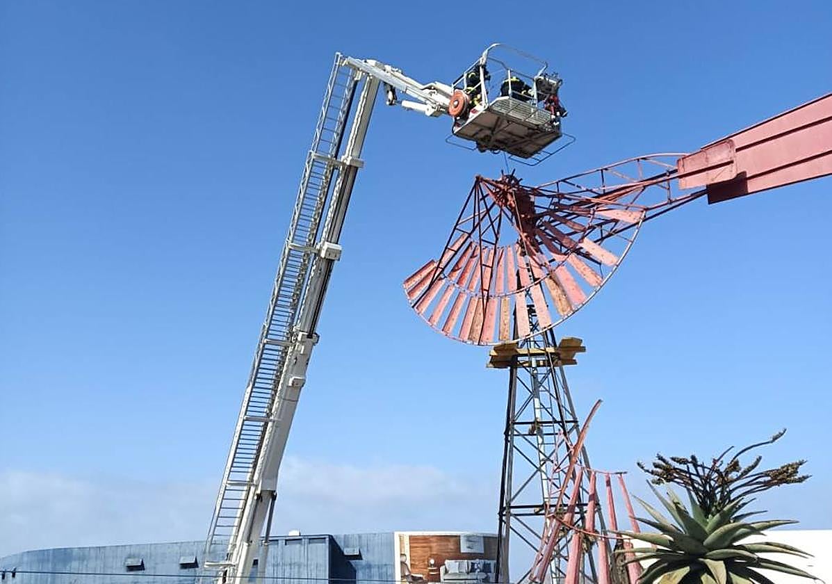 El viento causa estragos en Carrizal