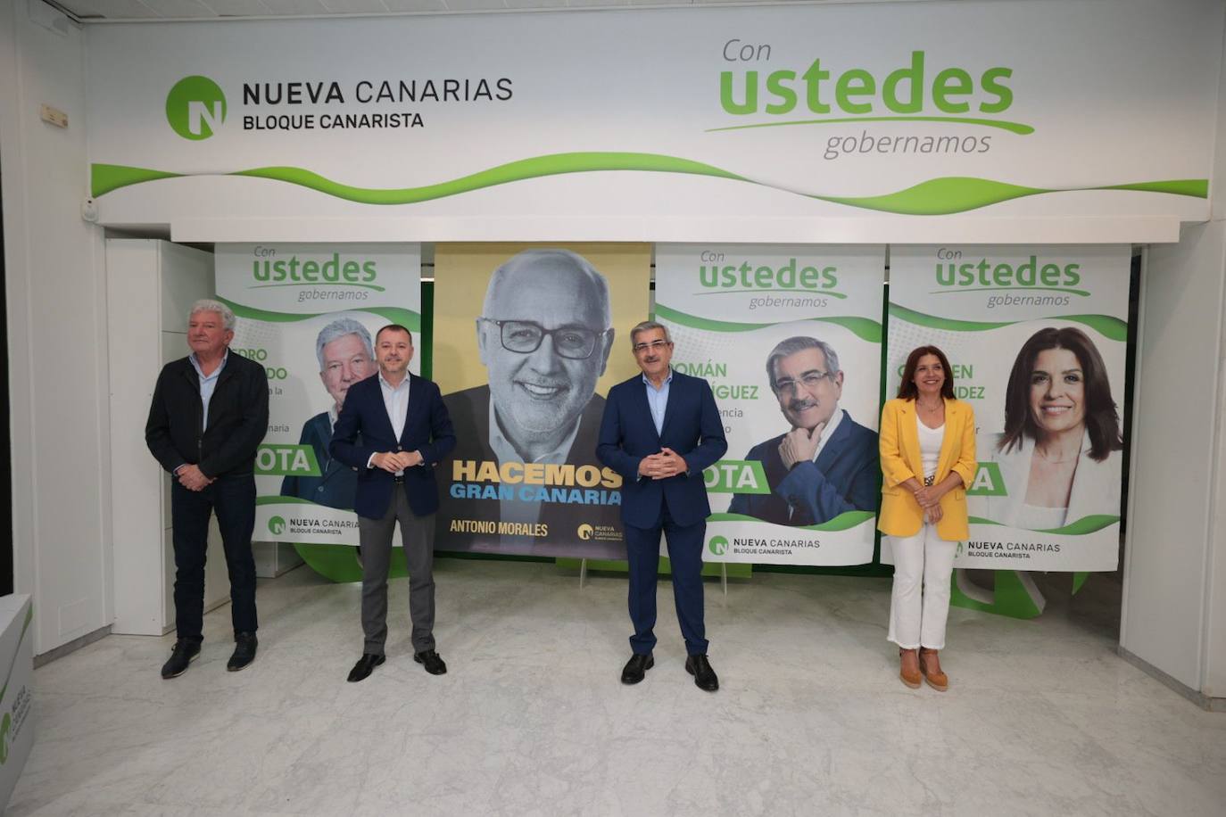 El inicio de la campaña electoral, en imágenes