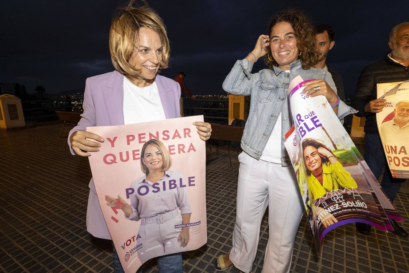 El inicio de la campaña electoral, en imágenes