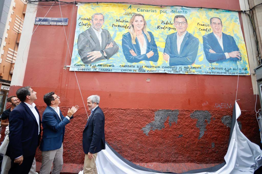 El inicio de la campaña electoral, en imágenes