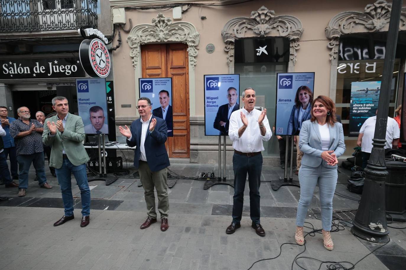 El inicio de la campaña electoral, en imágenes