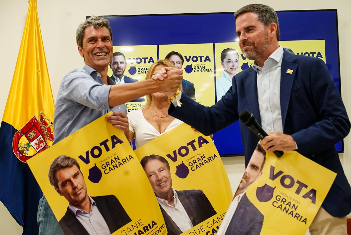 El inicio de la campaña electoral, en imágenes