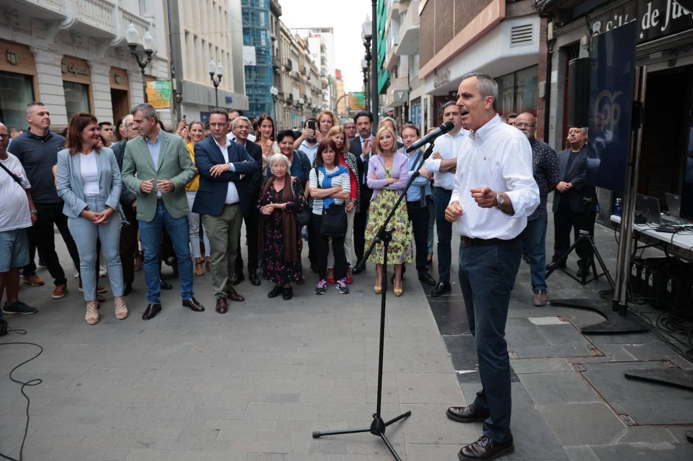 El inicio de la campaña electoral, en imágenes