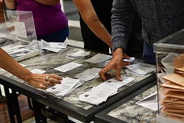 Papeletas en las elecciones de 2019