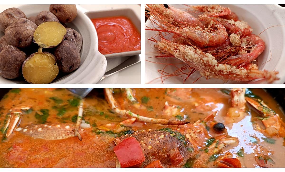 Arroz caldoso con bogavante.