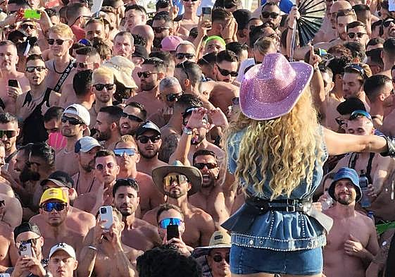 Concierto de Paulina Rubio en el festival Sundance.