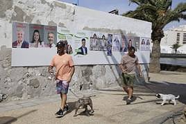 Los carteles con las caras de los candidatos han llegado a las calles.