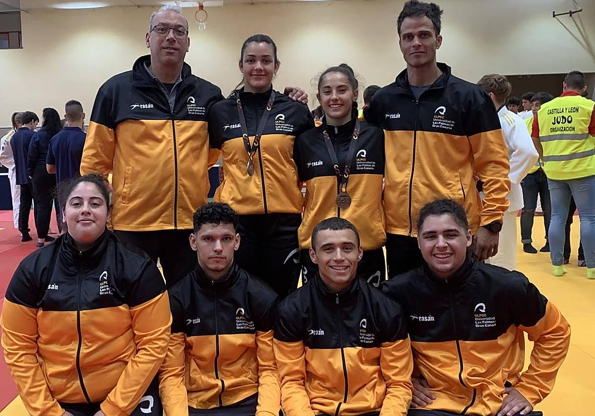 Imagen de la delegación de la ULPGC que compitió en Salamanca.