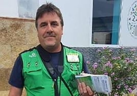 El vendedor Luis Mariano Calero.