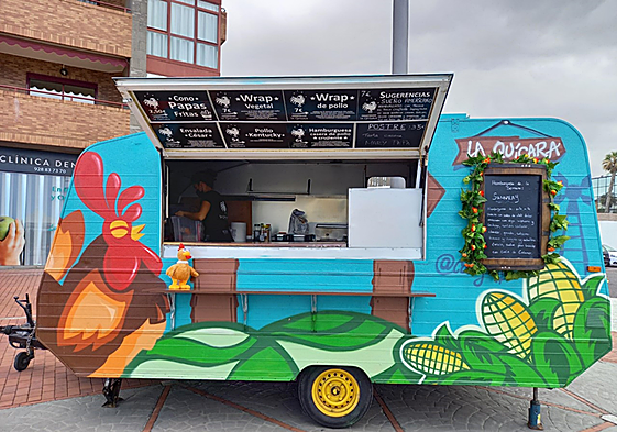 Food Truck de La Quícara, una de las más famosas.