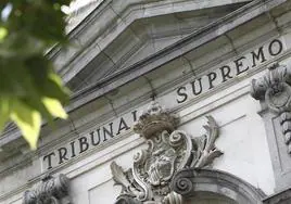 Fachada del Tribunal Supremo.