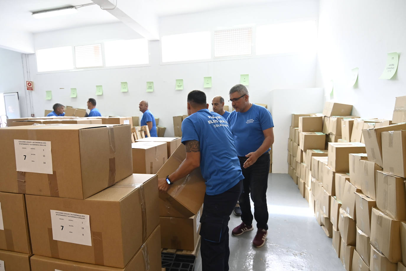 Preparativos del 28M en Las Palmas de Gran Canaria