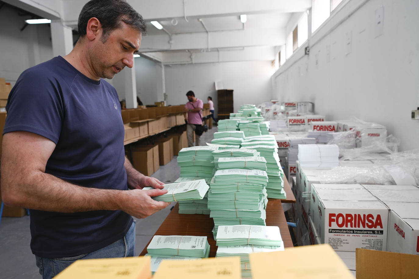Preparativos del 28M en Las Palmas de Gran Canaria