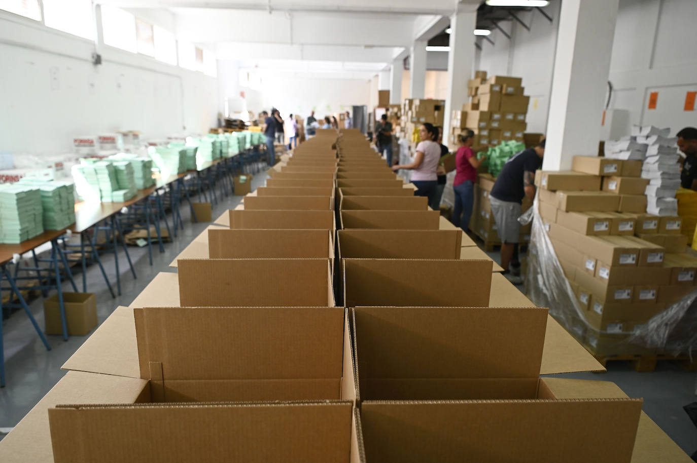 Preparativos del 28M en Las Palmas de Gran Canaria