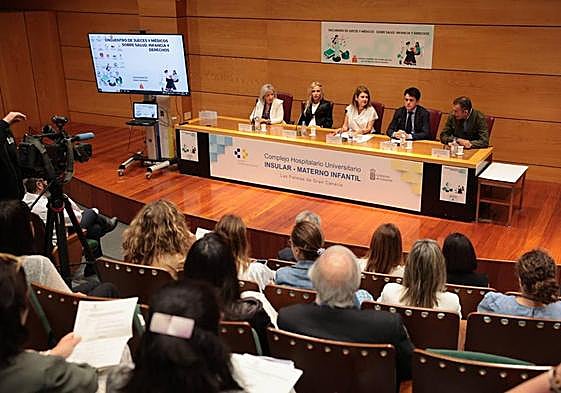 Imagen de la inauguración del Encuentro de Jueces y Médicos sobre maltrato infantil.