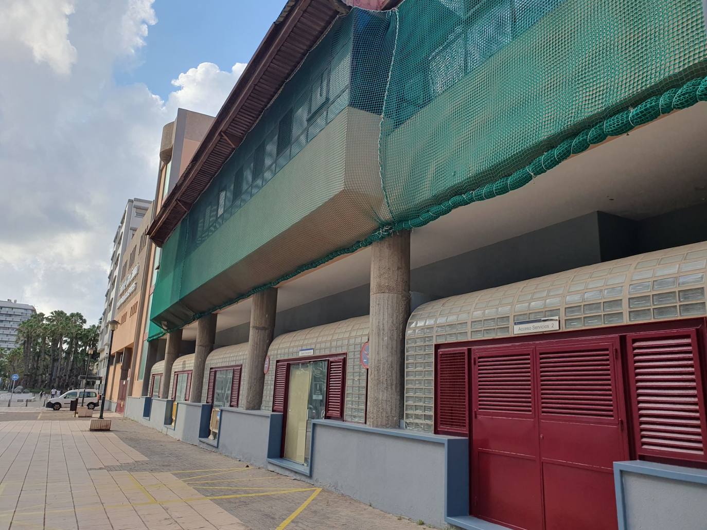 Estado actual del Centro Insular de Deportes.